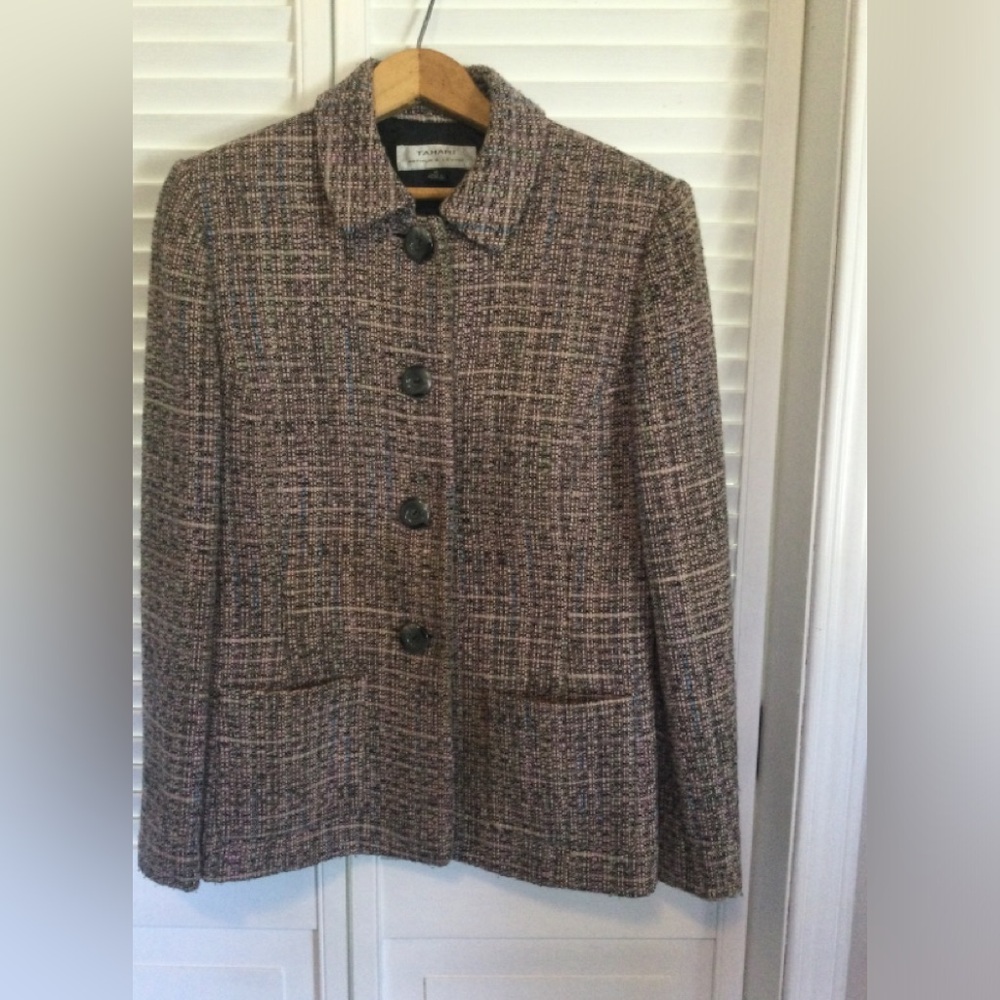 Tahari Tweed Blazer, Size 10